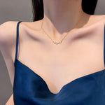 Titanium Steel Butterfly Necklace for Everyday Wear view 2