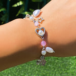Crystal Love Chain Bracelet for Women - Versatile Style view 1