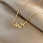 Titanium Steel Butterfly Necklace for Everyday Wear view 3