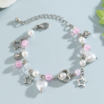 Crystal Love Chain Bracelet for Women - Versatile Style view 4