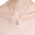 Silver-plated Dolphin Pendant Necklace for Women view 3